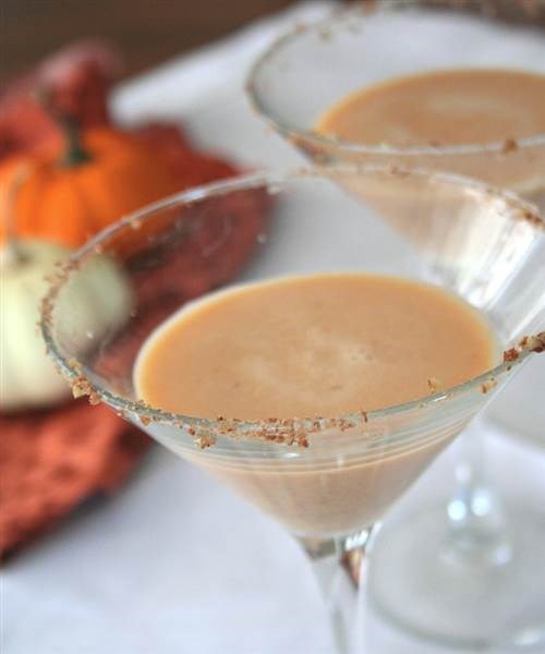 Padėkos diena cocktail: pumpkin pie martini
