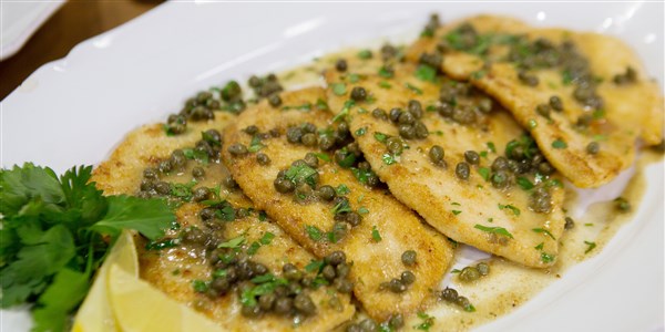 Parmesan-Crusted Chicken Piccata