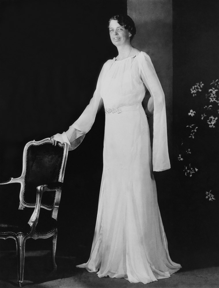 Елеанор Roosevelt Wearing A Sally Milgrim Creation In Washington On May 1933