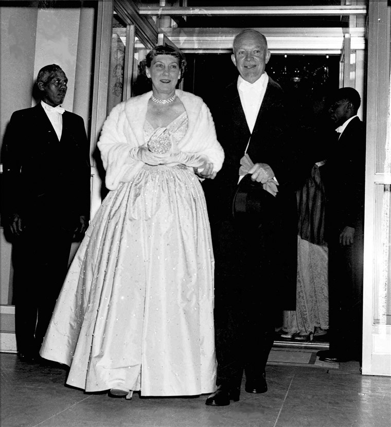 Мамие Eisenhower inauguration