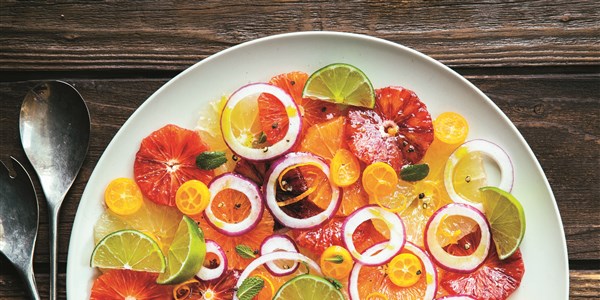 Citrus Salad with Mint and Red Onions