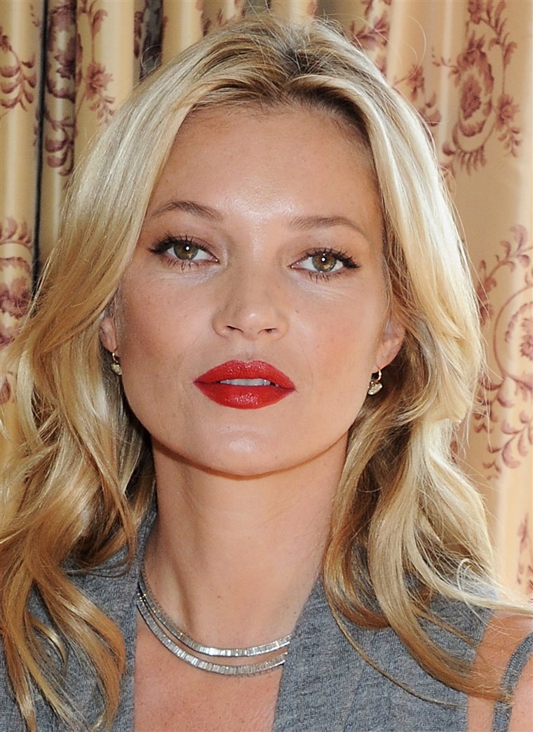 Kate Moss Presents Her First Personally Designed Lipstick Collection For Rimmel - Photocall