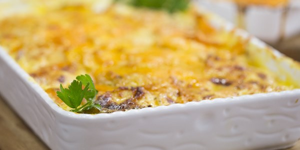 One-Pan Cheesy Root Vegetable Casserole