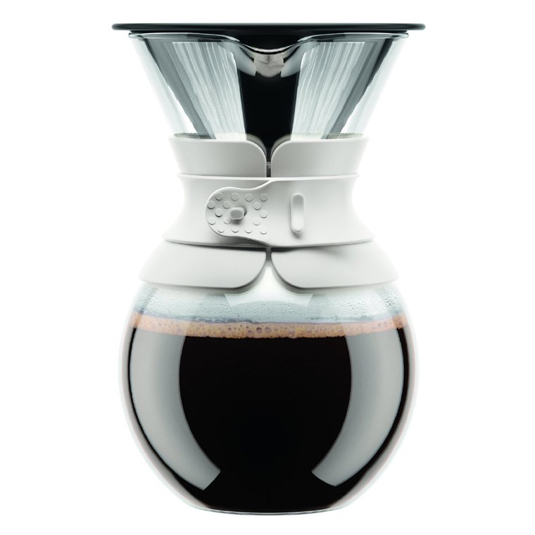Бодум pour-over coffee maker with permanent filter