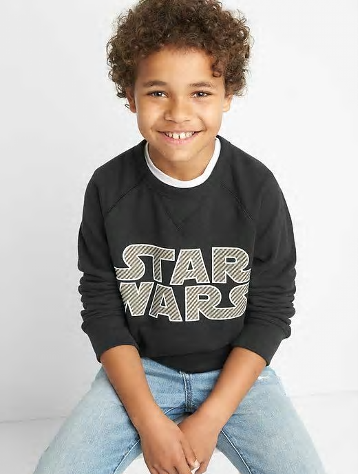 Žvaigždė Wars sweatshirt for kids Gap