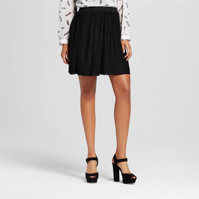 Linksmas pleated mini skirt