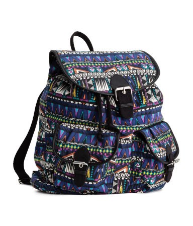 H & M Patterned Backpack