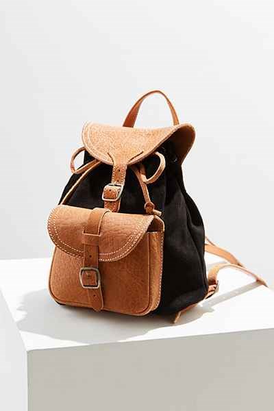 BDG Velma Leather Mini Backpack