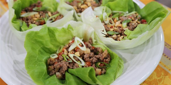 Siri Daly's Asian Beef Lettuce Cups