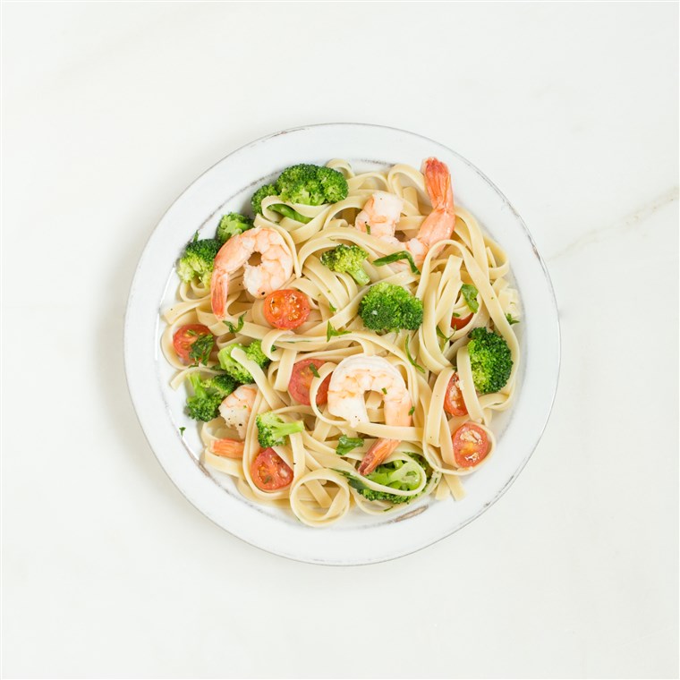 Hoda Plan - Shrimp Broccoli Linguine Dinner