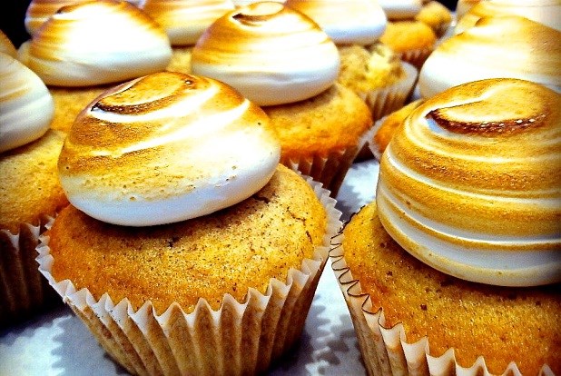Hasselnöt cappuccino cupcakes from Crave Bake in Portland, Ore.