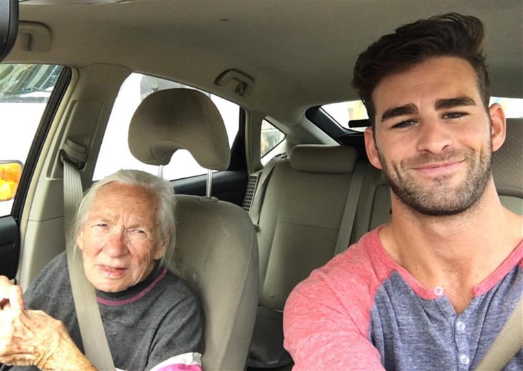 Actor Chris Salvatore took in his 89-year-old neighbor Norma Cook, who has leukemia