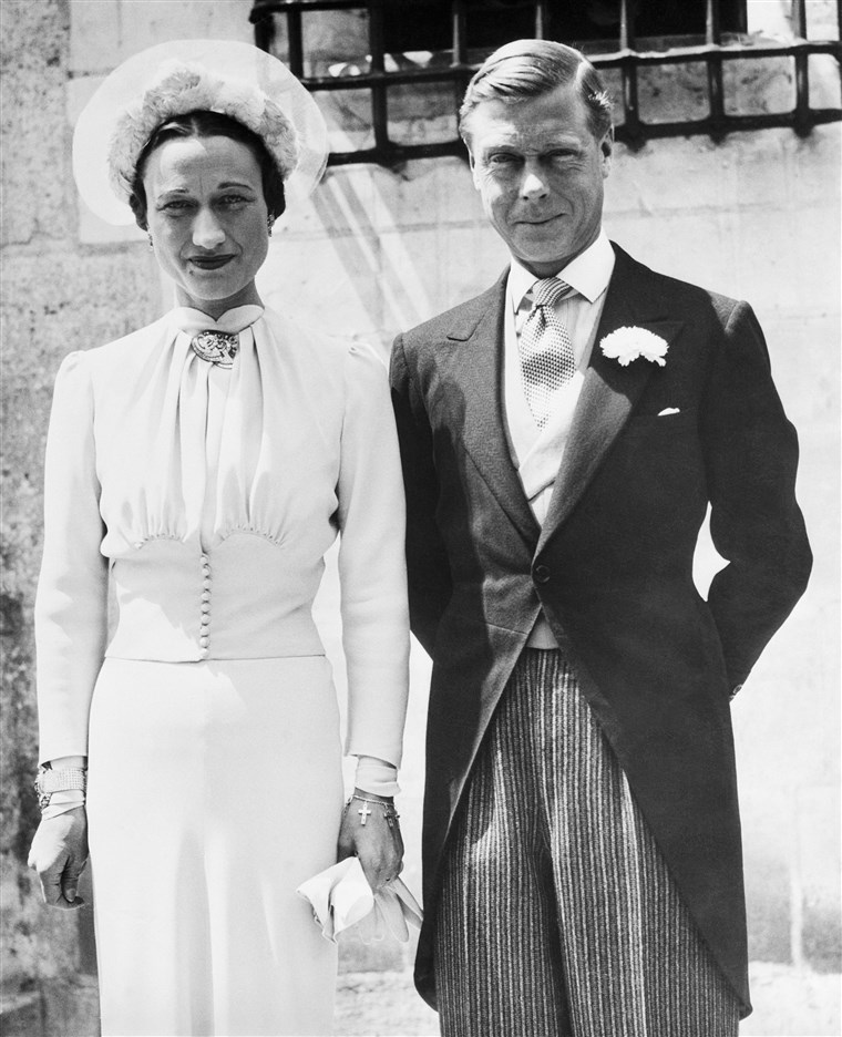 Imagine: Wallis Simpson, Duchess of Windsor, to Prince Edward After Their Wedding