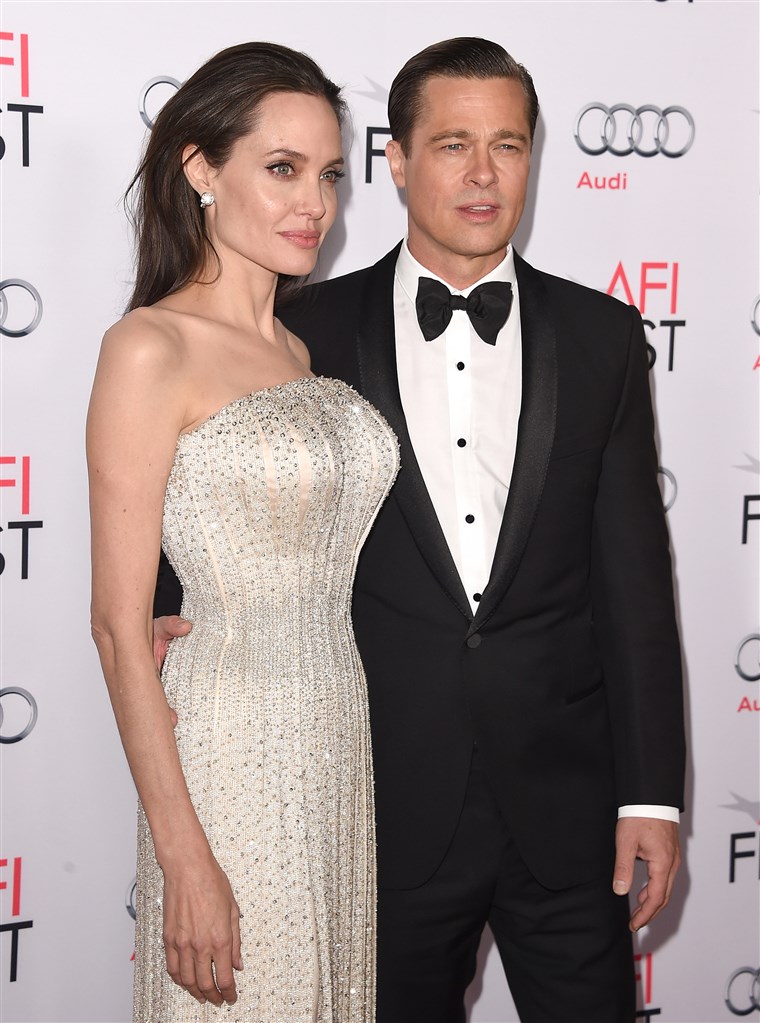 Ангелина Jolie Pitt and Brad Pitt