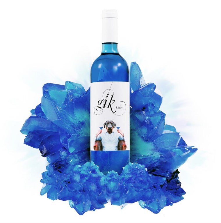 Ново blue wine from Gik will be launching in the U.S.