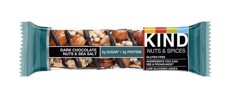 Dėžės of Kind Snacks' Dark Chocolate Nuts & Sea Salt bars have been recalled after the packaging failed to declare the bars contained walnuts. Individual packages were properly labeled.