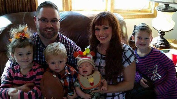 Тхе Stine family has been praying for the recovery of newborn Knox, center, who was found 
