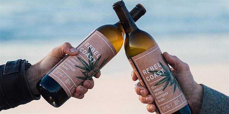 Побуњеник Coast Winery's cannabis-infused sauvignon blanc wine