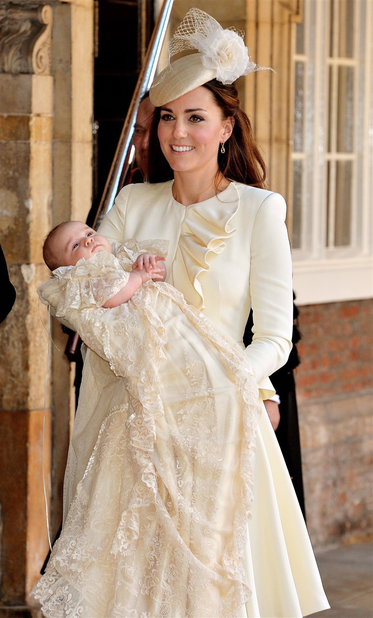 Kate Duchess of Cambridge, Prince George, christening