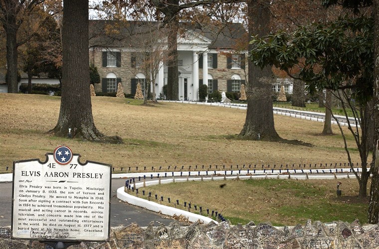 Imagine: Elvis Presley's Graceland estate.