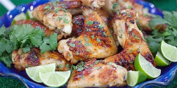 Kepti Chicken Wings with Lime, Cilantro & Maple