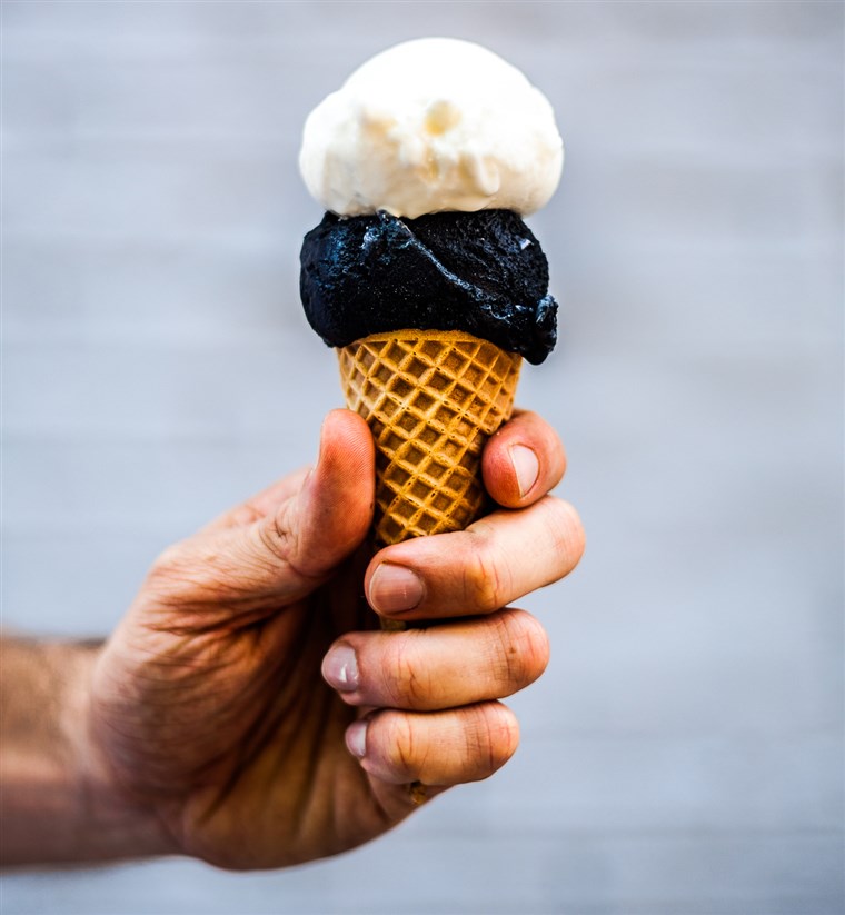 Morgenstern's Finest Ice Cream in New York City has been swirling their signature Black Coconut Ash flavor since 2016.