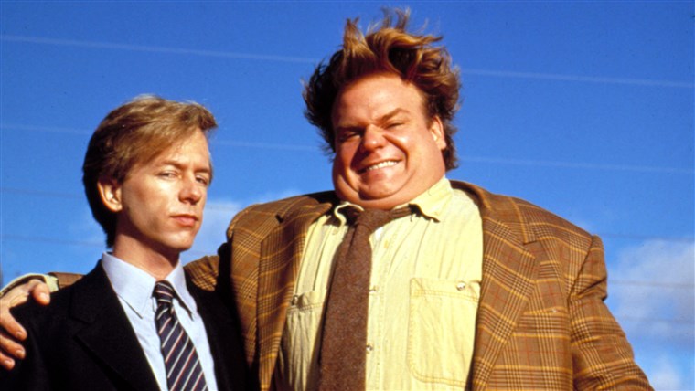 Chrisas Farley and David Spade in 'Tommy Boy'