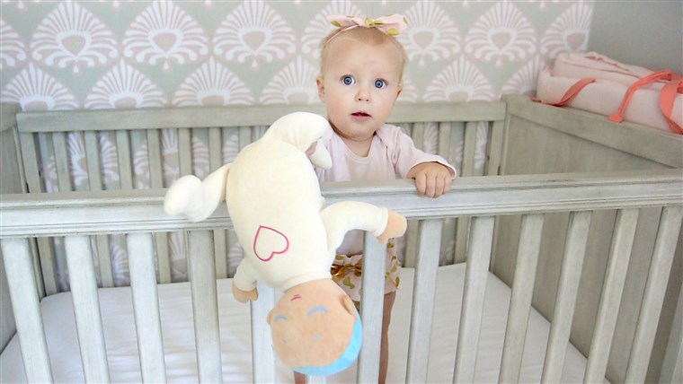 Тхе doll's soft, plushy feel makes it a sweet toy - even if your baby isn't sleeping.