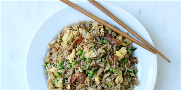 15-Minute Bacon and Egg Fried Rice