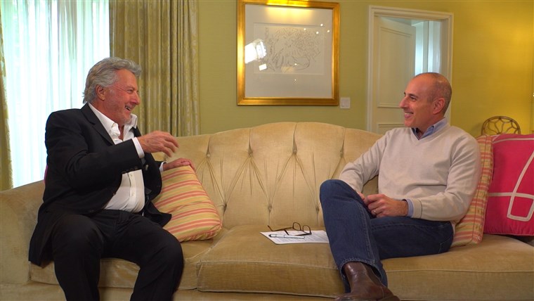 Bild: Dustin Hoffman speaks with TODAY's Matt Lauer on upcoming role