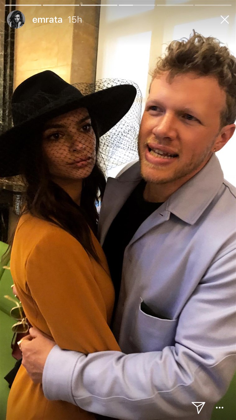 The Instagram series represents one of Ratajkowski and Bear-McClard's only public appearances together.