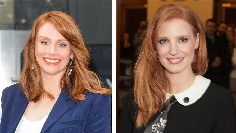 Garsus Doppelgangers: Jessica Chastain and Bryce Dallas Howard