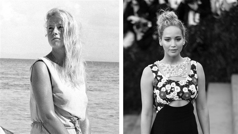 Garsus Doppelgangers: Jennifer Lawrence and Young Helen Mirren