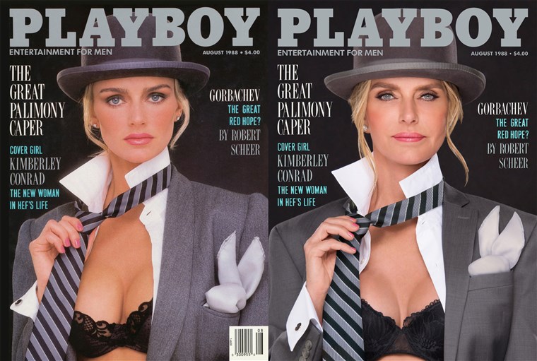 Kimberly Conrad Hefner, who was on the August 1988 cover