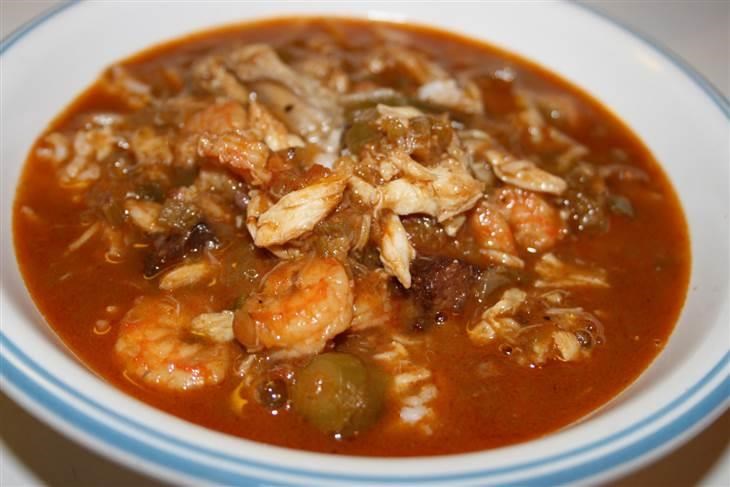 Skaldjur and okra gumbo from Deep South Dish