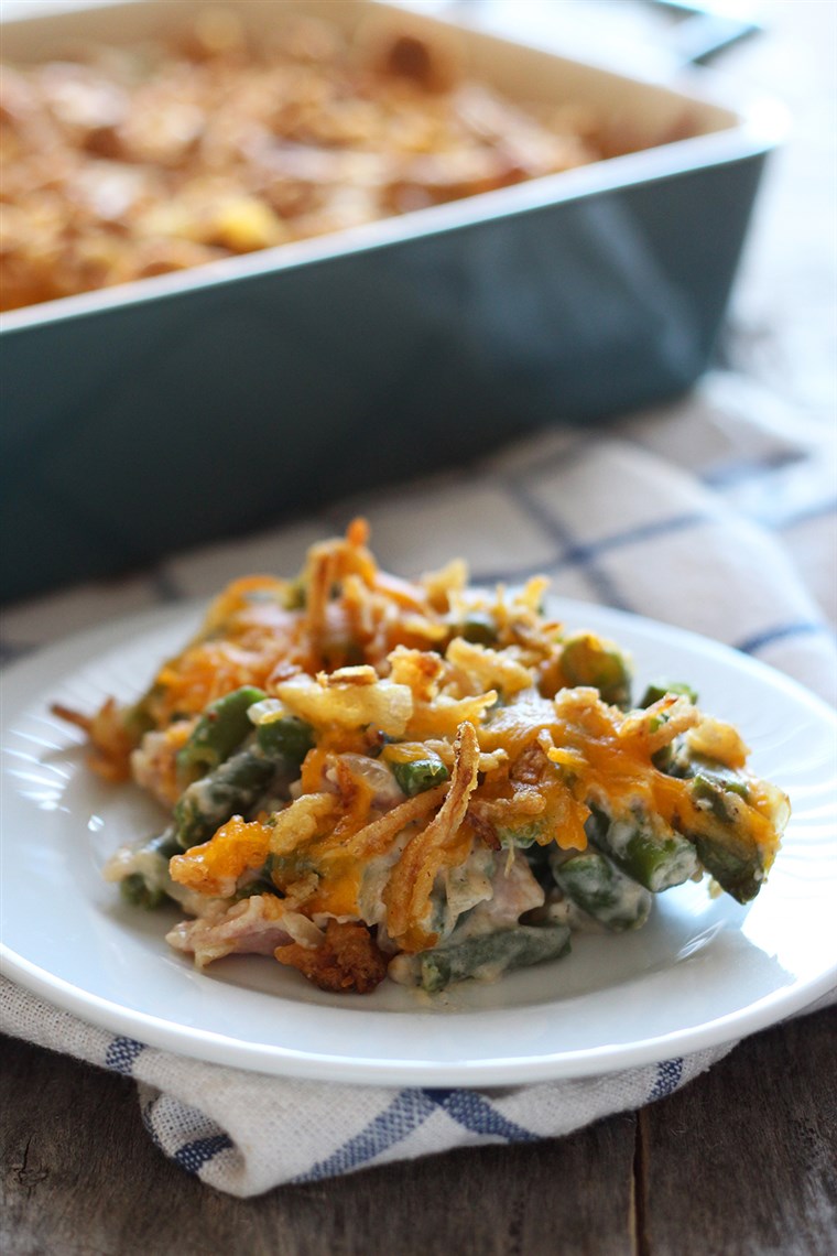 Ost Green Bean Casserole with Bacon