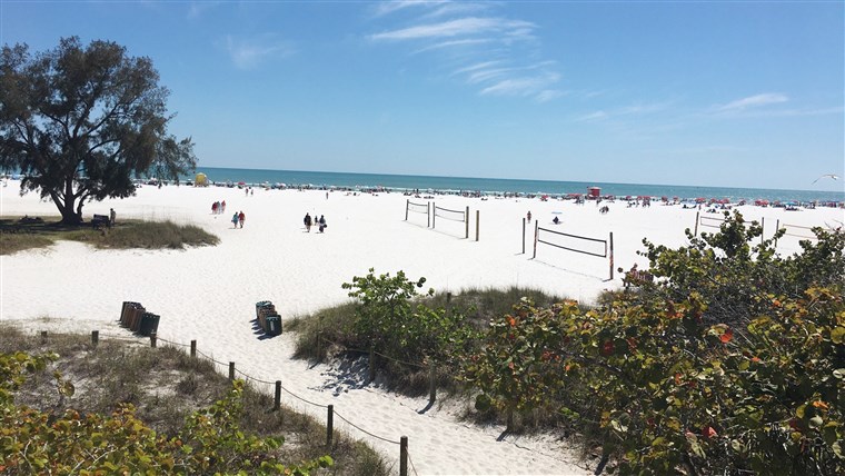Cel mai bun US beaches: Siesta Beach, Florida