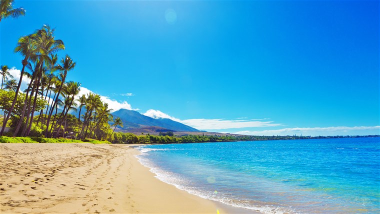 Cel mai bun US beaches: Kaanapali Beach and resort Hotels on Maui Hawaii