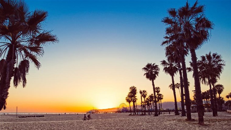 Bäst US beaches: Santa Monica Beach