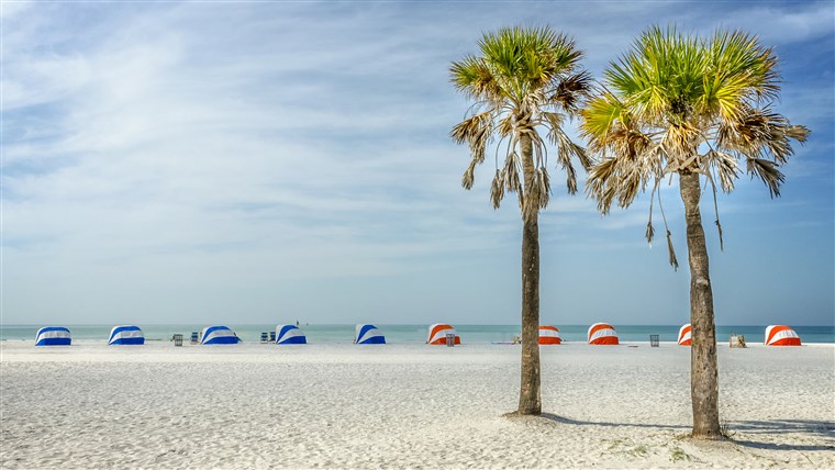 Cel mai bun US beaches: Clearwater Beach, Florida