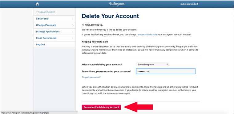 Cum to delete Instagram account, how to deactivate Instagram account