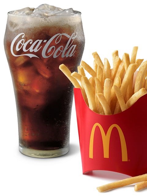 McDonald's Coca-Cola and fries
