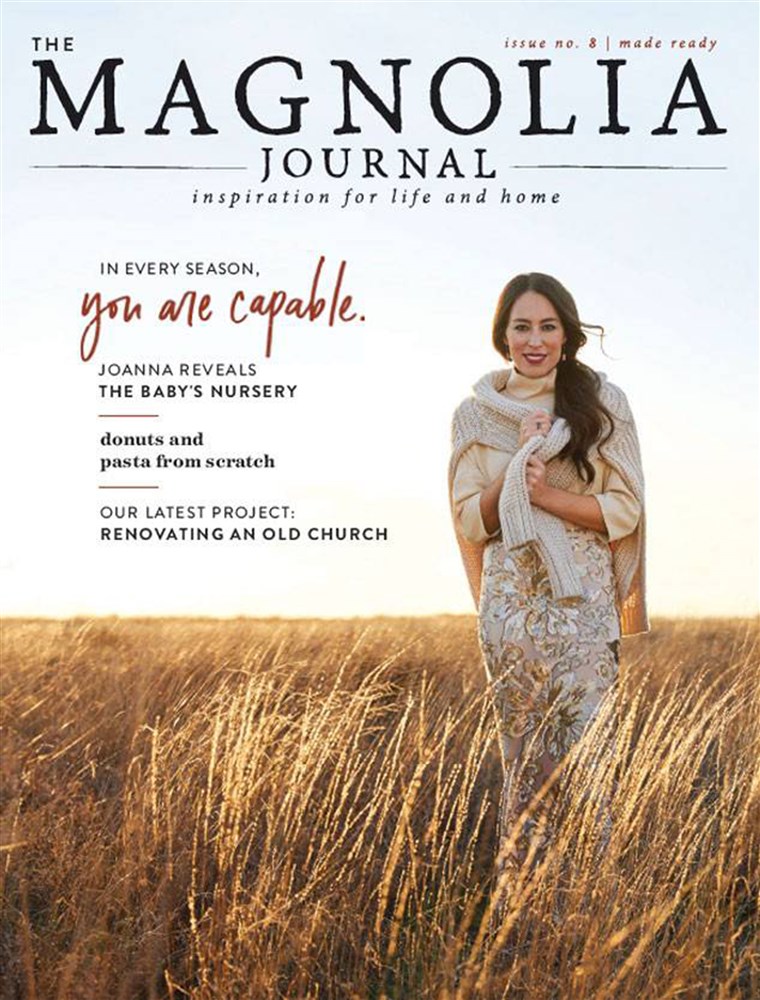 De Magnolia Journal fall issue with Joanna Gaines