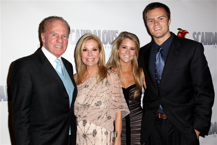 Frankas and Kathie Lee Gifford with their children.