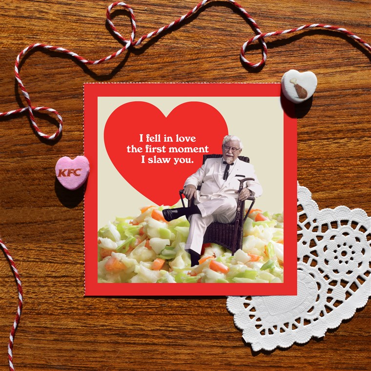 Pulkininkas Sanders spreads the love this Valentine's Day with scratch n' sniff cards.