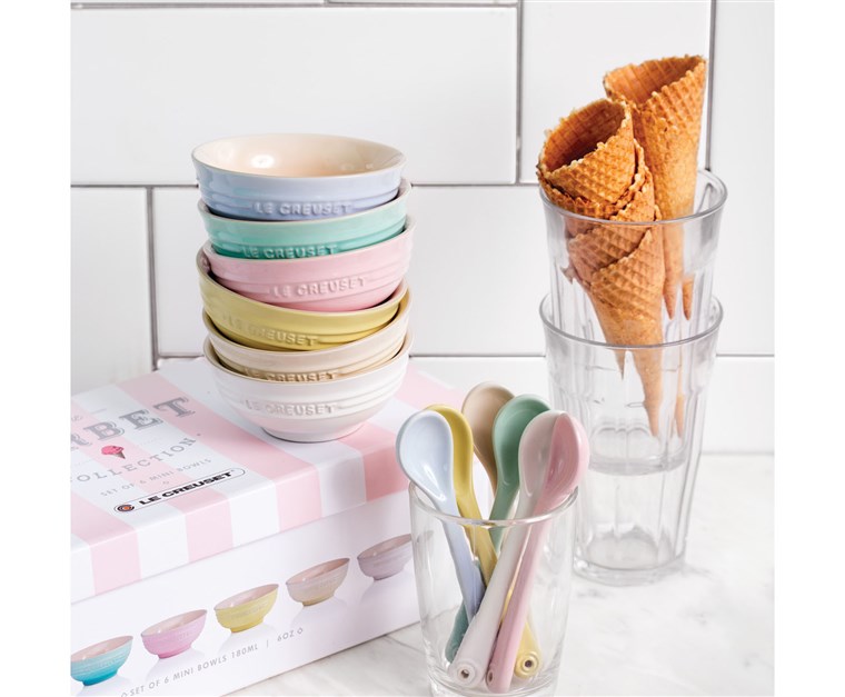 Le Creuset's new, affordable Sorbet Collection 