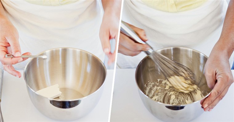På vilket sätt to make ice cream: Prep three bowls