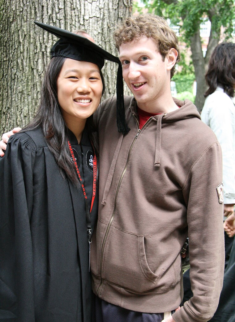 Priscilla Chan and Mark Zuckerberg