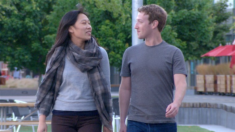 markera Zuckerberg and Priscilla Chan
