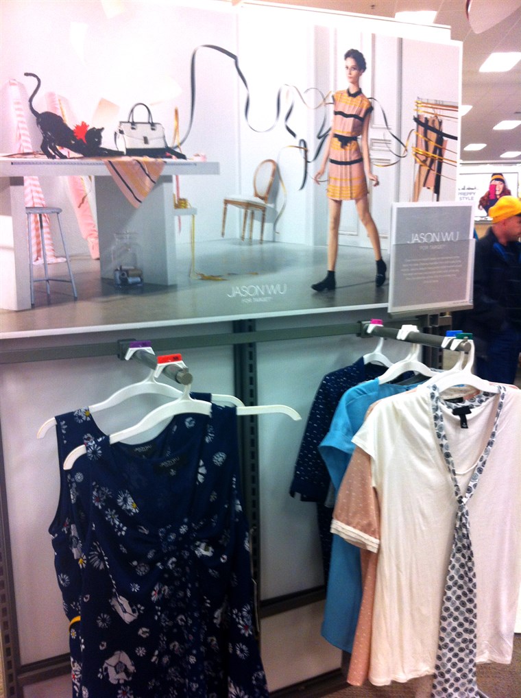 De dress worn by Michelle Obama is still available in some Target stores, including this one in Clifton, N.J.